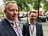 ADVARER: Norsk Fengsels- og Friomsorgsforbund, ved leder Asle Aase (t.v.) og nestleder Tommy Fredriksen, mener det ikke kan vente med tiltak mot psykiske belastningsskader i norske fengsler.