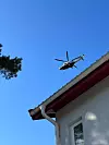 LEITEAKSJON: Helikopter ble tatt i bruk i søket etter Elisabeth.