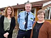FORBEREDT: Berg fengsel har tiltakene klare for å hidre utbrudd, fra venstre administrasjonssjef Hege Kjersem Huss, fengselsleder Tore Merkesvik, og HMS-ansvarlig Tone Joheim.