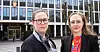 SKUFFET: NTL-leder Kjersti Barsok (t.v.) og NTL UD-leder Turi Bundlie Bakke er skuffet over regjeringens lovforslag for Utenriksdepartementet.