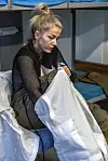 UT PÅ TUR: Rett utstyr og orden i sakene - alt skulle være på stell i kompaniet.