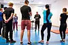 OBSERVASJON: Førstebetjentene Ina Andersen og Leo Emblemsvåg instruerer kandidatene.