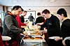 ASBEST OG LASAGNE: Informasjonen er om asbest, mens serveringa er lasagne, når Rørleggernes forening arrangerer møte.