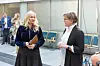 POSITIV: Lill Sverresdatter Larsen i Norsk Sykepleierforbund er positiv til lønnsgrepet fra Røyrvik. Her er hun sammen med Fagforbundet-leder Mette Nord ved en annen anledning.