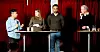 Enrique Myhre, Maren Snerting og Haider Qureshi fikk et eksklusivt møte med statsminister Jonas Gahr Støre under et frokostmøte i Trondheim.