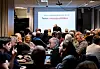 Fullt hus da rundt 120 medlemmer av Nidaros Sosialdemokratisk Forum deltok i energidebatt.