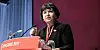 VERDENS-LO: Sharan Burrow, generalsekretær i ITUC, maner til kamp mot det globale handelssystemet.