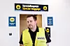 UTDANNET FOR JOBBEN: Ole Erik Hønsvik har utdanning som vekter. Det gjør ham kvalifisert til å oppdage og håndtere trusler på flyplassen.
