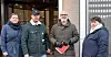 Cathrine Ertsås (t.v.), Marius Weisæth, Odd Christian Øverland og leder Gerd Øiahals mener regjeringen burde skru opp tempoet med tanke på nasjonale tiltak for å hindre sosial dumping i transportbransjen.