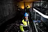 Produksjonsleder Konrad Palmer på det optiske sorteringsanlegget på Haralrud.