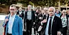AVVERGET STREIK: Christopher Beckham og Bjørn Mietinen i forbundsledelsen i HK.