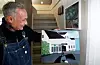 Hører sammen: –  Der hvor det er en Joker, er det en Batman, sier Allan Veiga om bildet han malte tidligere i år. Han liker å bruke humor.
