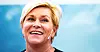 Siv Jensen kan registrere stor framgang på mai-målingen til Opinion.