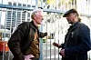 – Vil være i strid med loven, mener LOs nestleder Steinar Krogstad (t.v.). Han er enig i at bemanningsbyrået Workshop forsøker å omgå forbudet mot innleie. Her med hovedtillitsvalgt hos entreprenørselskapet Hent, Johan Henry Eide.