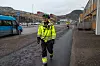 VERNERUNDE: Nils Gunnar Knudsen har fått på verneutstyret, inkludert gassmåler og radio, og er klar for en runde på Melkøya for å se om alt er som det bør være.