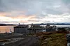 ANLEGGET: Slik ser Melkøya ut på mellomnært hold. Tett på var det fotoforbud av sikkerhetsårsaker.