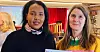 JUBILEUM: Lise Mensner (t.h.) i Norsk Folkehjelp leder Kvinner Kan arbeidet. Her med trener og overingeniør ved OsloMet, Fatima Ali Madar, fra 20-årsmarkeringen.