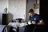 Kristoffer Jørgensen lever et nøysomt liv og spiser havregryn til frokost.