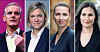 Fire nordiske statsministre: Fra venstre: Jonas Gahr Støre (Norge), Magdalena Andersson (Sverige), Mette Frederiksen (Danmark) og Sanna Marin (Finland).
