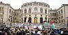 LO, Unio, Amnesty International, Redd Barna, Kirken og Fellesutvalget for Palestina sammen for fred i Gaza.