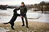 BILLIE: Claus har delt omsorg, sammen med en venninne, for den 12 år gamle goldendoodlen Billie. – Hun er en glede. Jeg er jo mer hundeier enn homo nå, smiler Claus.
