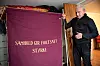 SAMORG: Magne Myran holder Oppdal-Rennebu faglige Samorgs fane. Det er han som tar vare på Arbeidertun, etter et liv i HK, LO og Ap.