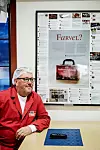 FARVEL: De vant runden om brunosten i 2011. I fjor mistet de produksjonen av G35 - den tradisjonsrike Gudbrandsdalsost - fra meieriet i Lom og Skjåk. Klubb-leder Kjell Magne Lunna er likevel optimistisk nå som produksjonen av den nye osten er i gang.