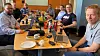 Forhandlingsdelegasjonen til EL og IT Forbundet på IKT-overenskomsten samlet før forhandlingsstart onsdag. T.v. forbundssekretær Geir Aasen som leder forhandlingsdelegasjonen.