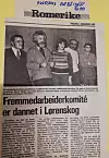 AVIS: Da fremmedarbeiderkomiteen ble stiftet, kom Akershus Arbeiderblad. Ahmad Mubashir helt til høyre på bildet.