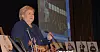 Erna Solberg på talerstolen under Unio-konferansen.