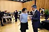 KONFLIKT: Anne-Kari Bratten i Spekter har ikke blitt enige med LO Stat om pensjon for ansatte i kultursektoren. Her er LO Stat representert ved leder Egil André Aas.