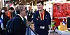 EM: Elisabeth Lange i samtale med Harald Haugen, elektro-trener, under EM i Budapest 2018.