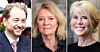 Kjell Inge Røkke, Kristin Clemet og Hilde Midthjell.