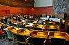 VAR UINTERRESERT: Styreleder Jan Erik Holmberg (t.h.) beskrev byråd Hallstein Bjercke som uinteressert i Oslo Vei og la ansvaret for konkursen på politiske avgjørelser. Ansattes representant (t.v.) Ola Gjesvold mente både dårlig forretningsdrift og politikeerne må ta skylda.