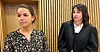 Lise Årvåg Kaarvand (t.v.) er fortsatt sykemeldt etter angrepet i fjor høst. Her er hun sammen med bistandsadvokat Vibeke Meland i retten.
