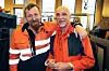 Finn Kristian Landstad, hovedverneombud i Mantena (t.h.) og verneombud Svein Roger Kleven.
