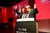 Frode Alfheim (t.v.) og Leif Sande, da Alfheim tok over lederklubba til daværende Industri Energi i 2017.