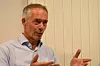 MYE PÅ SPILL: Styreformann i Saren Energy, Per Just Skaret, er innom Sarpsborg for å vise hva som står på spill. Han bruker mye tid på politikere og byråkrater.