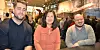 En del av LO-delegasjonen, fra venstre Mats Kvaløy-Bjørbekk fra  Fagforbundet, Camilla Lee Maana fra LO og Svein Olav Lium fra Hedmark LO.