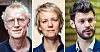 LO-kongressen har vedtatt at Norge bør jobbe for en bred våpenboikott av Israel. Nå ber Rødt og SV regjeringa ta initiativet til en internasjonal våpenboikott av Israel. Her er nestleder i LO Steinar Krogstad, utenrikspolitisk talsperson i Rødt, Bjørnar Moxnes, og i SV, Ingrid Fiskaa.