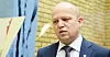 Finansminister Trygve Slagsvold Vedum (Sp) måtte mandag forklare seg for Stortinget.