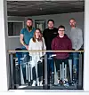 ÅRSMØTE: Thore Bundgaard, Vestfold/Telemark, Øyvind Kaasin, Buskerud og Stian Rogn, Hallingdal, i bakre rekke og Renata Les og Øyvind Frostad var representanter på årsmøtet og er enten oppsagte eller har skaffet seg nytt arbeid.