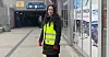 De første dagene brukte Hilde Mari Bjørke til å ta imot flyktninger på togstasjonen i Krakow.