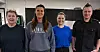 NTL-erne Jorid Ness (f.v.), Nina Nygård, Therese Aune Nøtnes og Gard Grande krever mer i lønn.