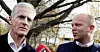 Statsminister Jonas Gahr Støre lover uendret skattenivå neste år. Her sammen med finansminister Trygve Slagsvold Vedum.