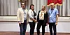 Valgt: Her er de nye toppene i Arbeidsmandsforbundet. Fra venstre står Brede Edvardsen, Anita Johansen, Karina Veum og Trond Karlsen.