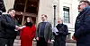 SAMMEN FOR NORSKE LØNNS- OG ARBEIDSVILKÅR: – Saken er juridisk avklart, nå står det politiske igjen, sier fra venstre Johnny Hansen, Hanna Furuseth, Finn Arnesen, Peggy Hessen Følsvik og Hans Sande.