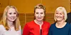 PRESENTASJON: Partene presenterte lørdag formiddag forslaget til ny offentlig tjenestepensjon, som nå skal ut på uravstemning. Fra venstre arbeids- og sosialminister Anniken Hauglie, LO-nestleder Peggy Hessen Følsvik og  Unio-leder Ragnhild Lied