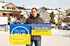 REDD FOR FAMILIEN: De siste to lørdagene har ukrainske Mykhailo Kozachenko arrangert demonstrasjoner foran generalkonsulatet i Kirkenes. Han synes det er helt ufattelig det som skjer i hjemlandet.