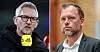 Tidligere fotballspiller og BBC-programleder, Gary Lineker (t.v). Tidligere SV-leder, Audun Lysbakken (t.h).